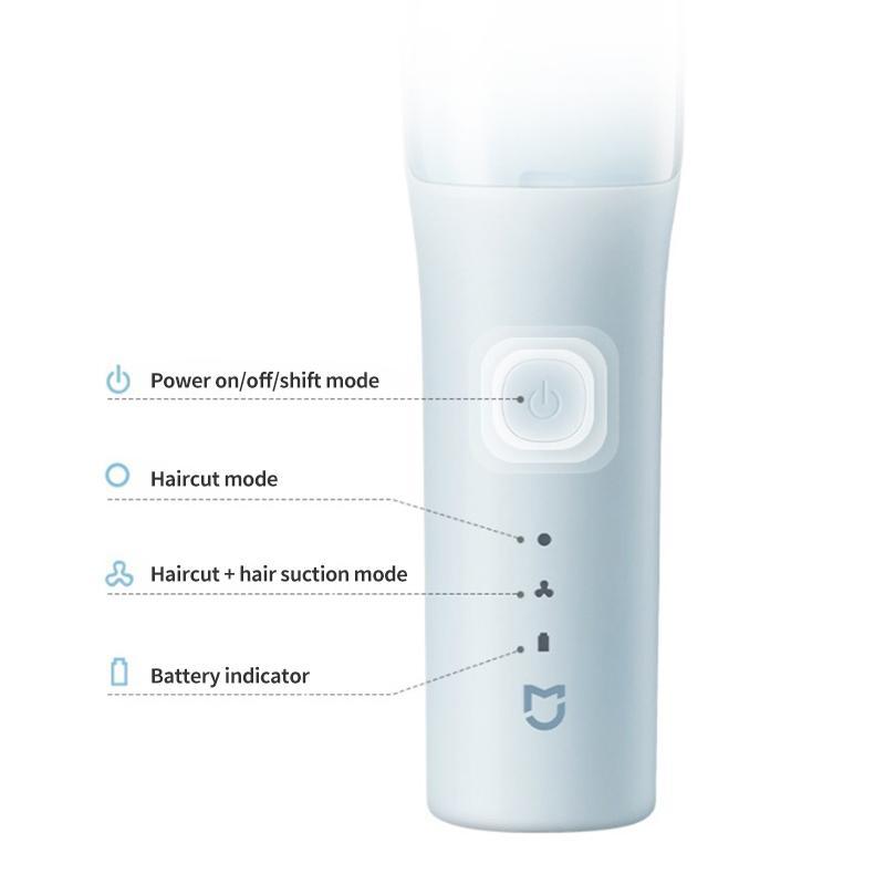 Children Waterproof Hair Clipper with Hair Suction