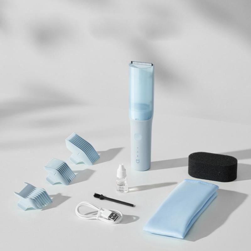 Children Waterproof Hair Clipper with Hair Suction