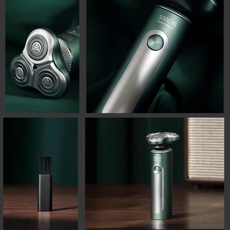 USB Rechargeable Three Blade Electric Shaver For Men 1
