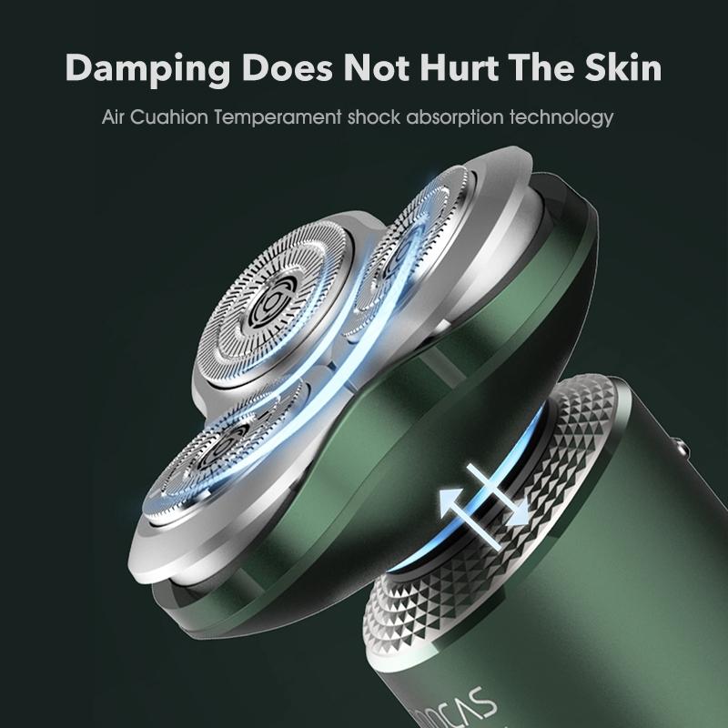 USB Rechargeable Three Blade Electric Shaver For Men 4