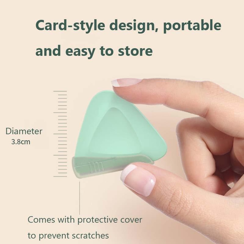 Precision Small Triangular Eyebrow Trimmer Portable Facial Razor Set 2