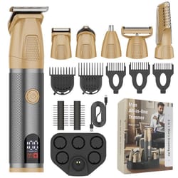 premium multifunctional hair clipper with digital display & waterproof design