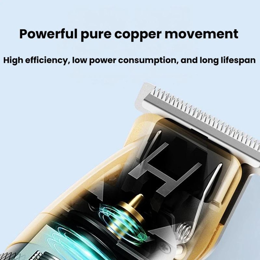 Premium Multifunctional Hair Clipper with Digital Display & Waterproof Design