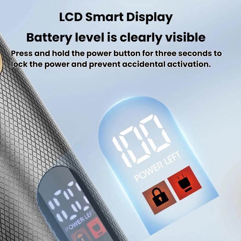 Premium Multifunctional Hair Clipper with Digital Display & Waterproof Design