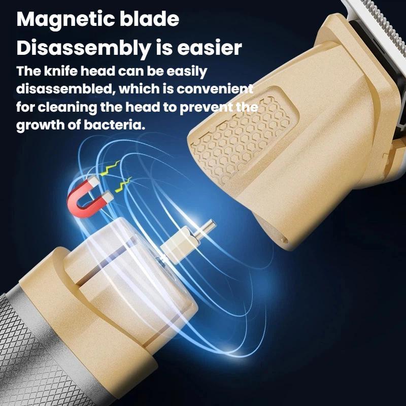 Premium Multifunctional Hair Clipper with Digital Display & Waterproof Design