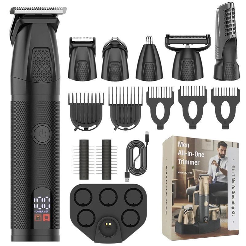 Premium Multifunctional Hair Clipper with Digital Display & Waterproof Design
