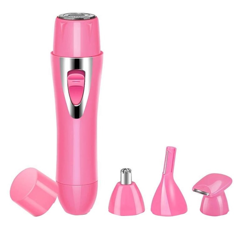 USB Nose Hair Trimmer Mens Grooming Kit Wet Dry Shaver 6