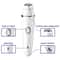 Multifunction Women Shaver & USB Charging Epilator with Eyebrow Trimmer