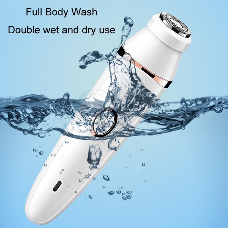Multifunction Women Shaver & USB Charging Epilator with Eyebrow Trimmer
