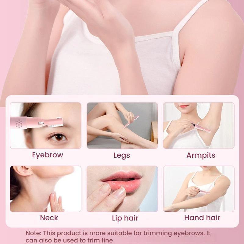 Rechargeable Eyebrow Razor Precision Facial Hair Remover For Women 2