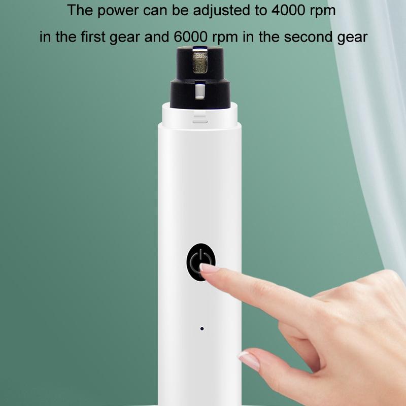 Pet Fully Automatic Nail Grinder With LED Light Quiet Portable Pet Nail Grinder 9
