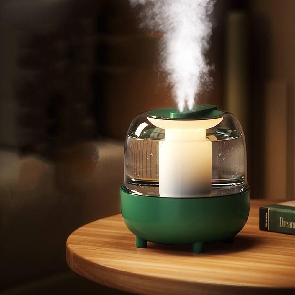 Wireless Humidifier USB Oil Diffuser With Night Light Quiet Antibacterial 8