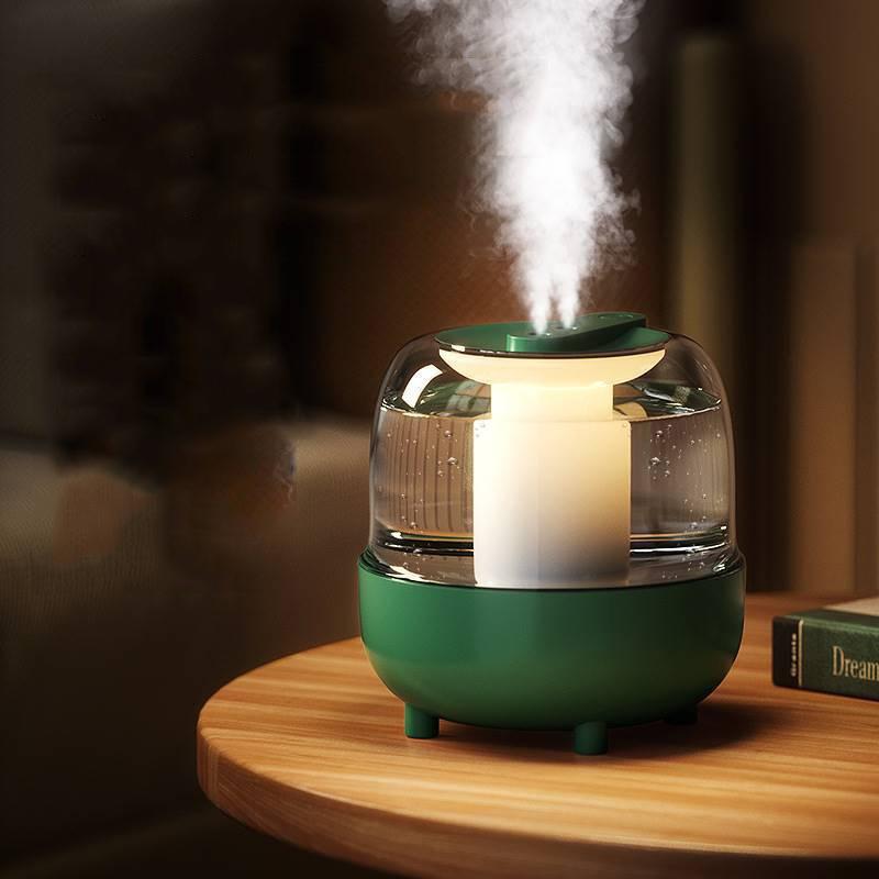 Wireless Humidifier USB Oil Diffuser With Night Light Quiet Antibacterial 8
