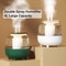 Wireless Humidifier USB Oil Diffuser With Night Light Quiet Antibacterial 2