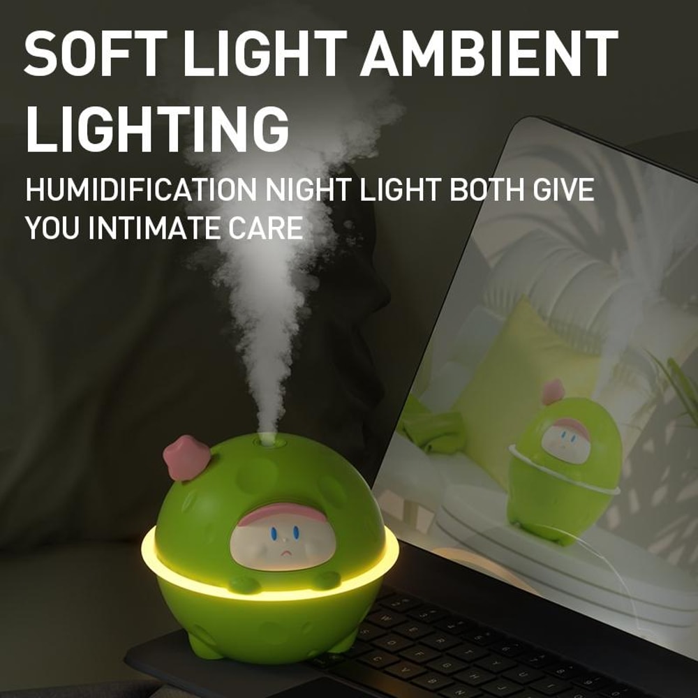 USB Mini Desktop Humidifier Ultrasonic Portable Air Moisturizer With RGB Lights 2