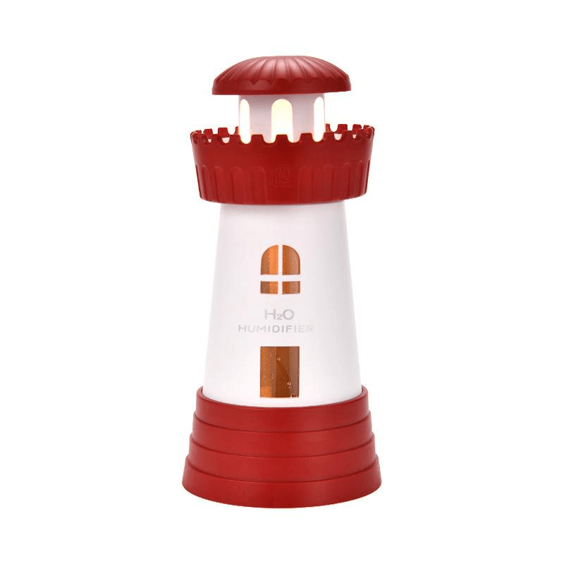 Lighthouse Humidifier Mini Home Diffuser Quiet Mist Portable 10
