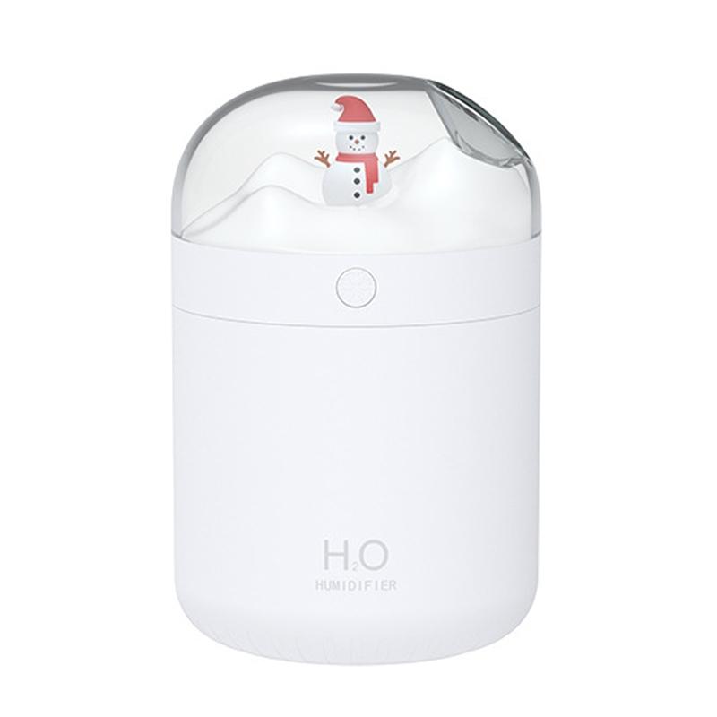 Snowman Humidifier USB Desktop LargeCapacity Colorful Ambient Light 9