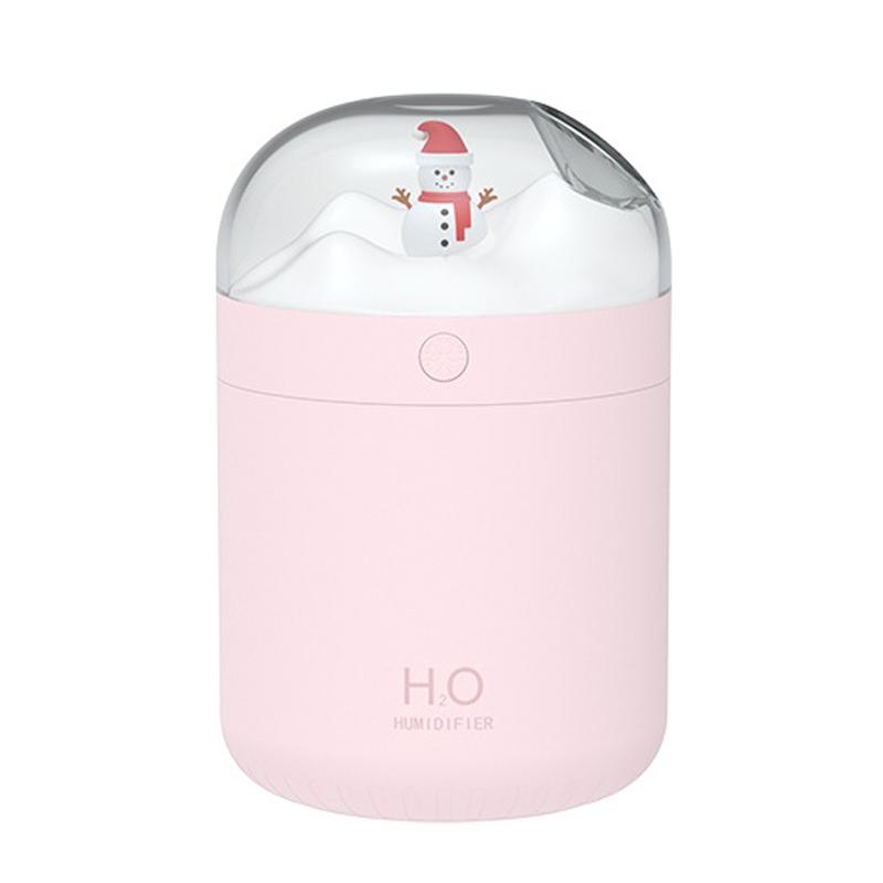 Snowman Humidifier USB Desktop LargeCapacity Colorful Ambient Light 10