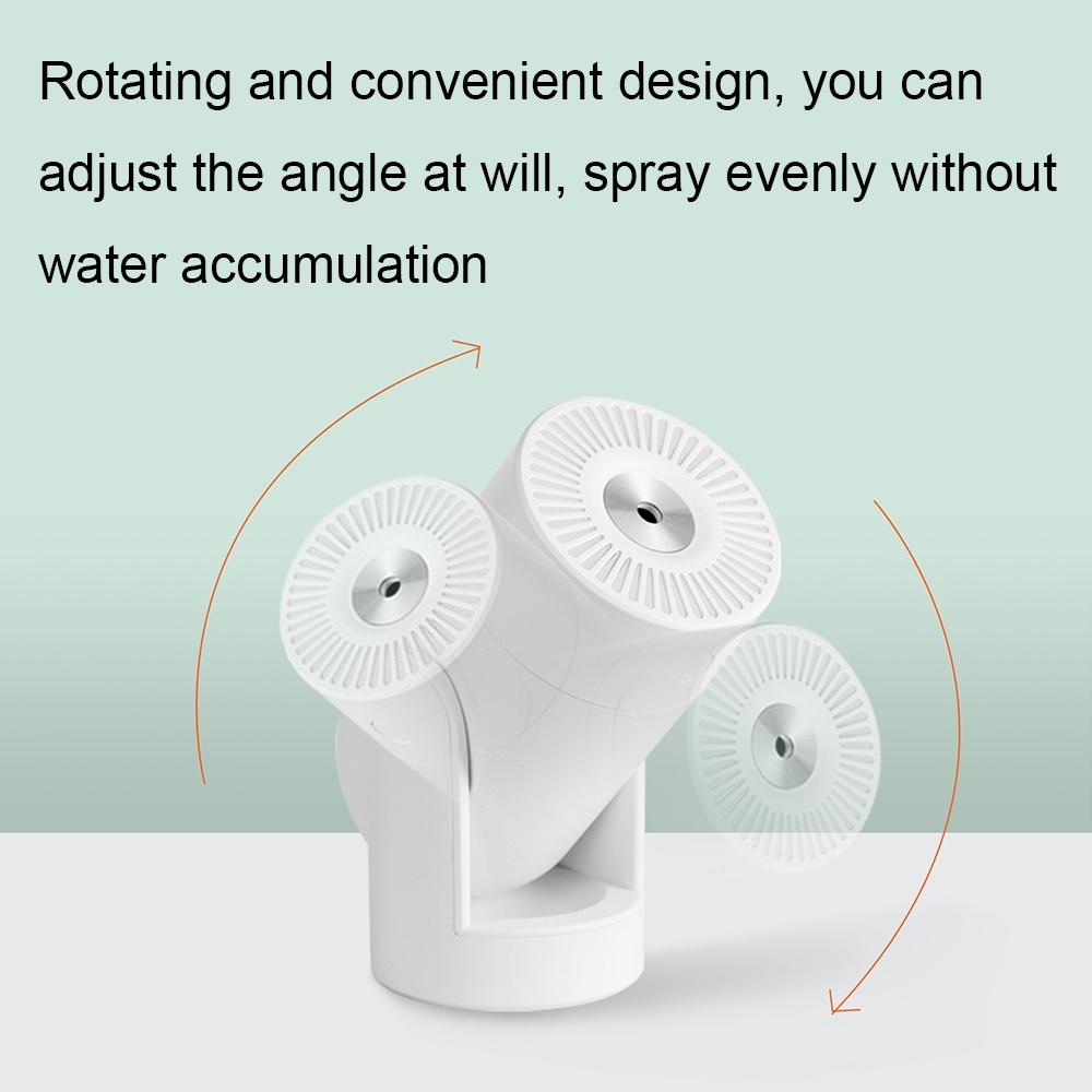 USB Rotating Colorful Night Light Humidifier With Nano Mist 1