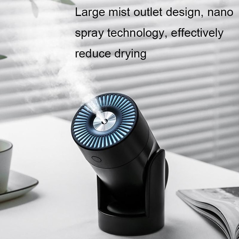 USB Rotating Colorful Night Light Humidifier With Nano Mist 3