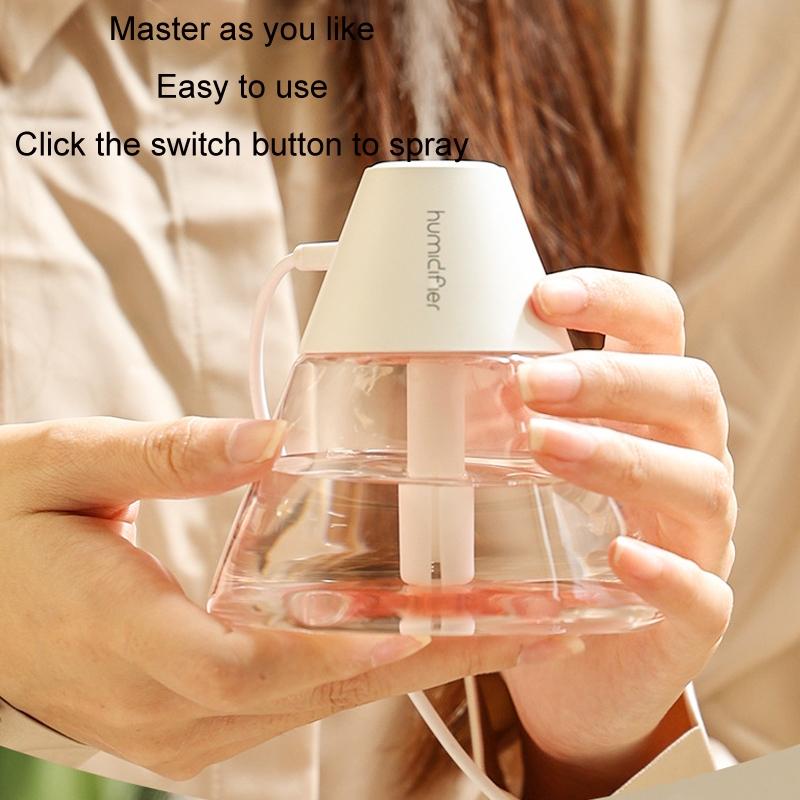 Desktop Mini Humidifier Air Purifier Portable Ultrasonic Mist For Home Office 2