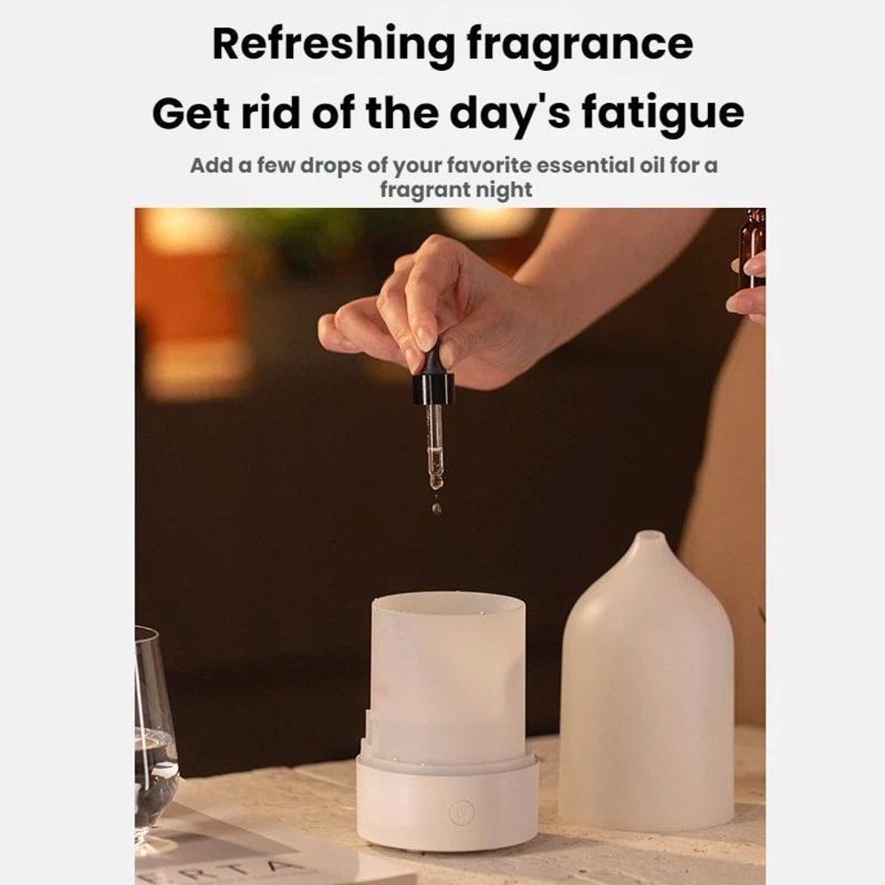Mist Humidifier Aromatherapy Diffuser With USB Mood Light 1