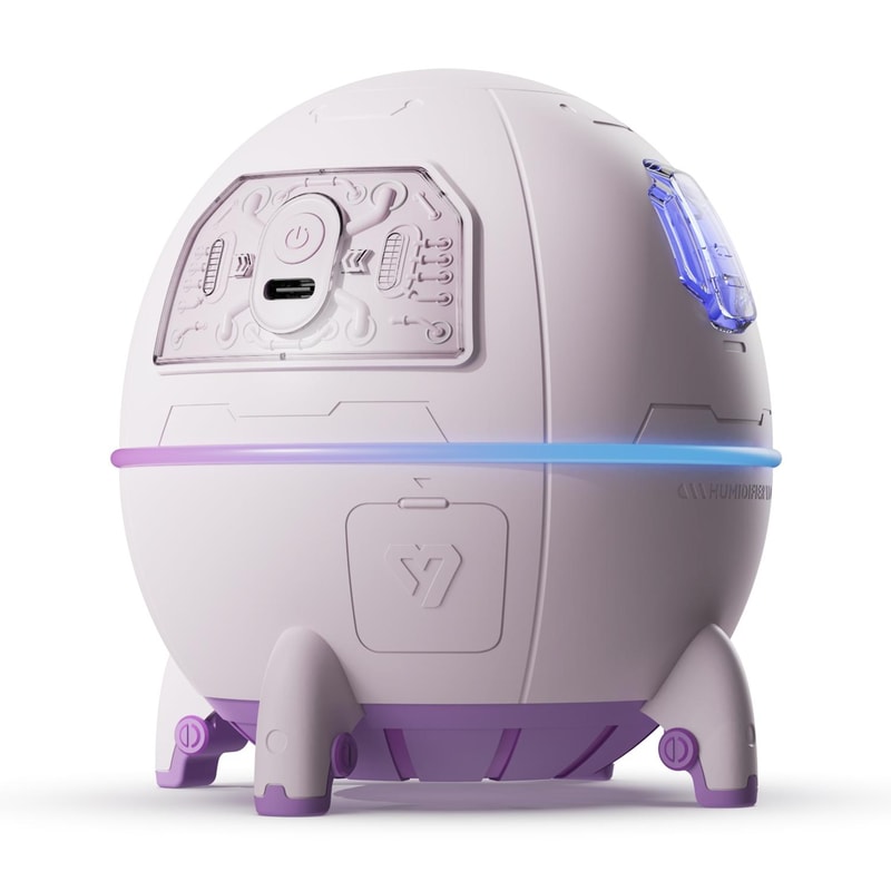 TypeC Desktop Humidifier Ambient Lamp Ultrasonic Mist Mood Lighting 1