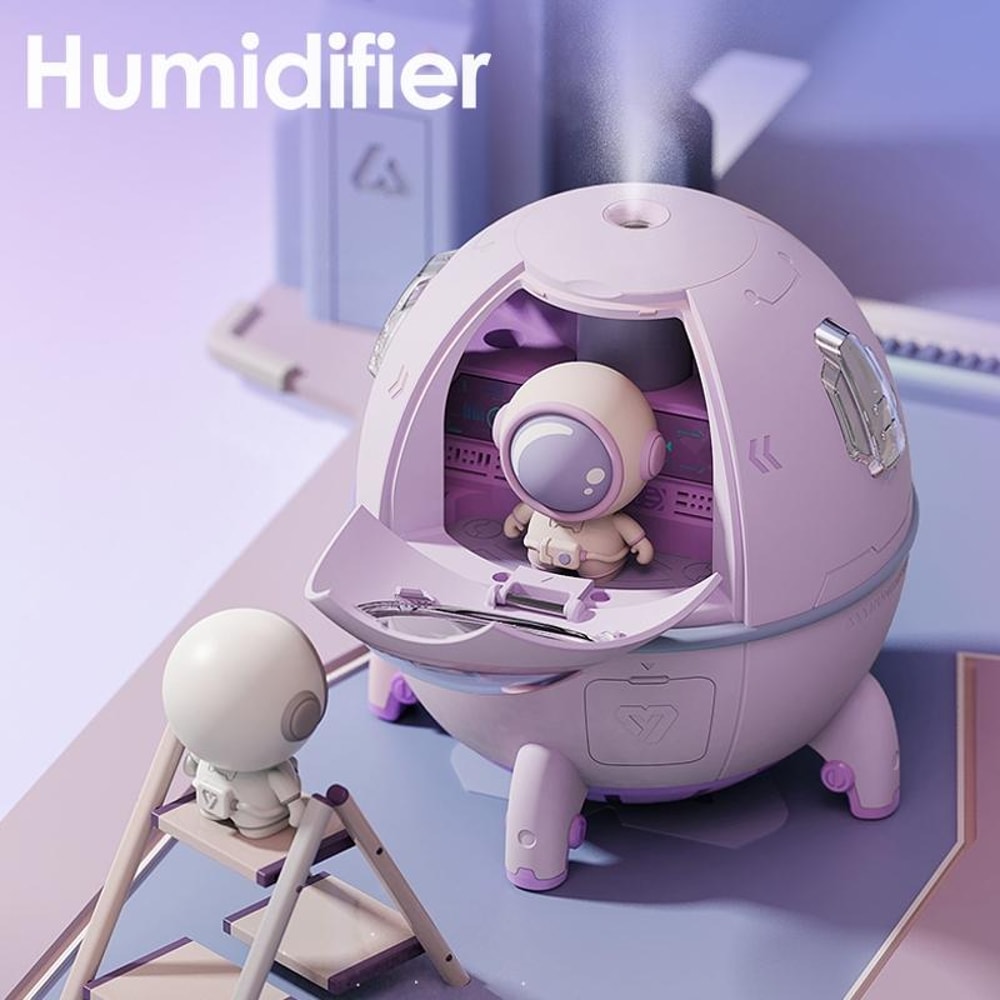 TypeC Desktop Humidifier Ambient Lamp Ultrasonic Mist Mood Lighting 3