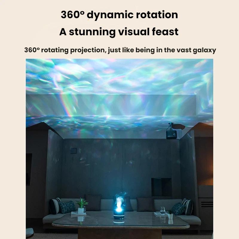 USB Desktop Humidifier With Star Projection Colorful Ambient Light 2