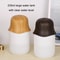 Wood Grain USB Aromatherapy Humidifier With Night Light 2