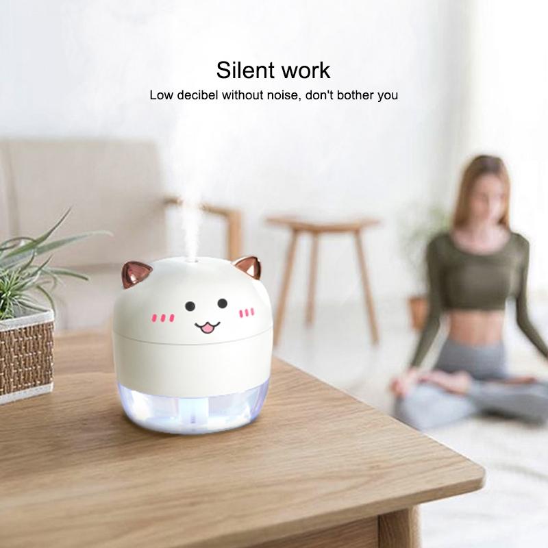 Angel Ultrasonic Humidifier With Colorful Night Lights Mini Air Diffuser 2