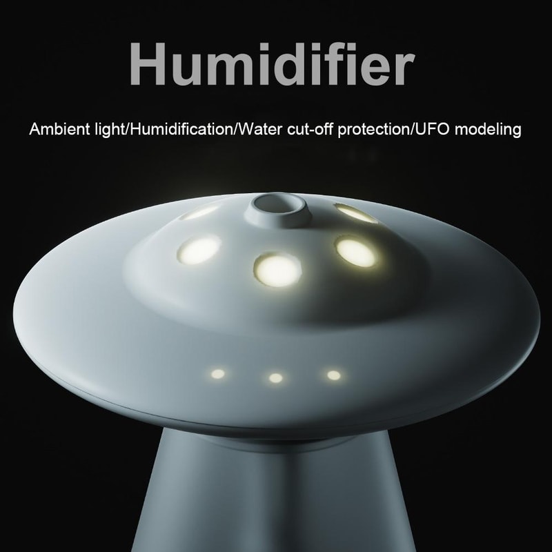 USB Night Light Humidifier Portable Air Moisturizer Sleep Aid 4