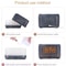 Wood Grain Hollow Flame USB Aromatherapy Diffuser Silent Cool Mist Humidifier For Home 3