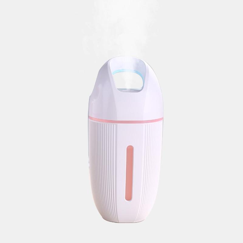 USB Air Purifier Car Humidifier With Colorful LED Lighting 7