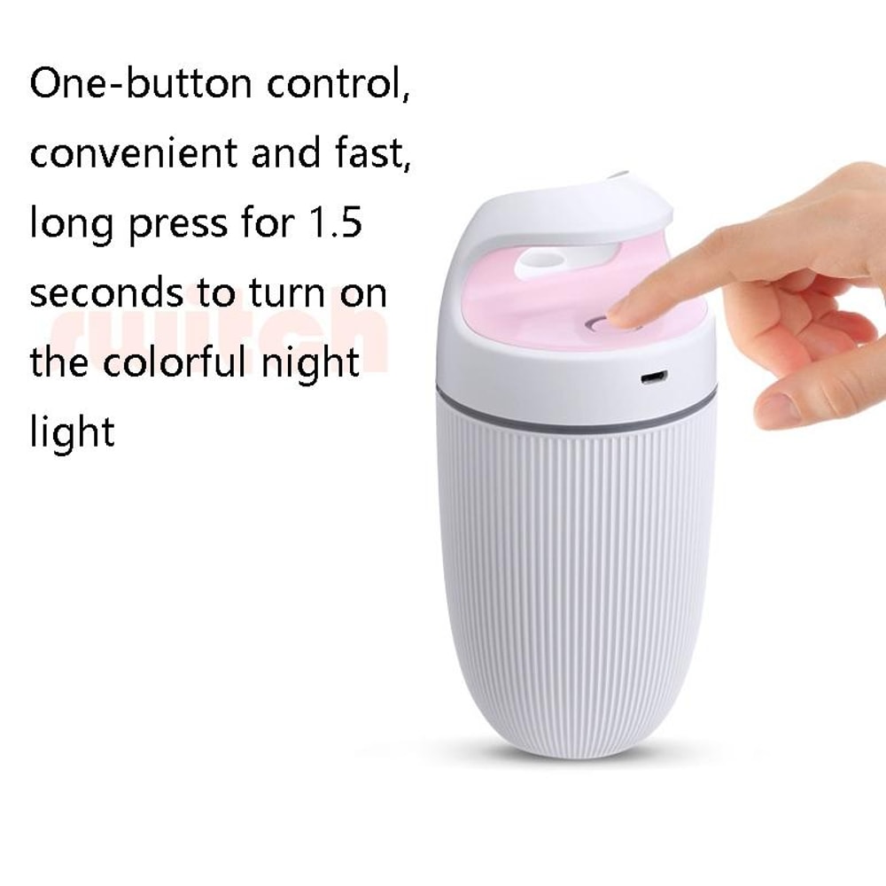 USB Air Purifier Car Humidifier With Colorful LED Lighting 3
