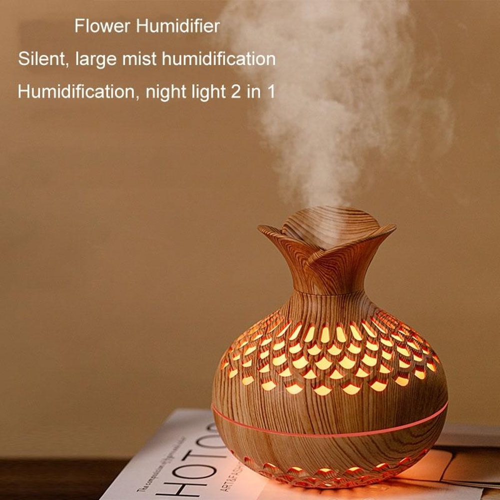 LED Aromatherapy Diffuser Quiet Humidifier For Home Relaxation 6