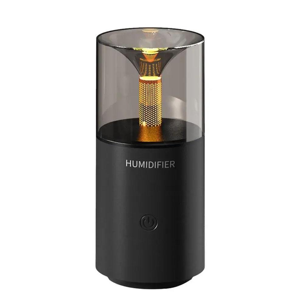 Candle Flame Aromatherapy Diffuser Mini Humidifier With Ambient Light 9