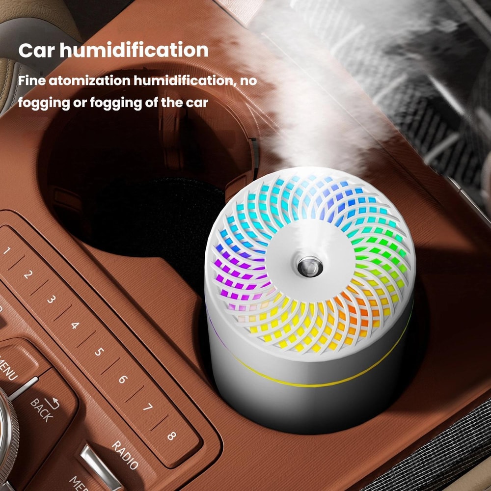 Car Ambient Light Humidifier USB Air Atomizer For Home Auto 2