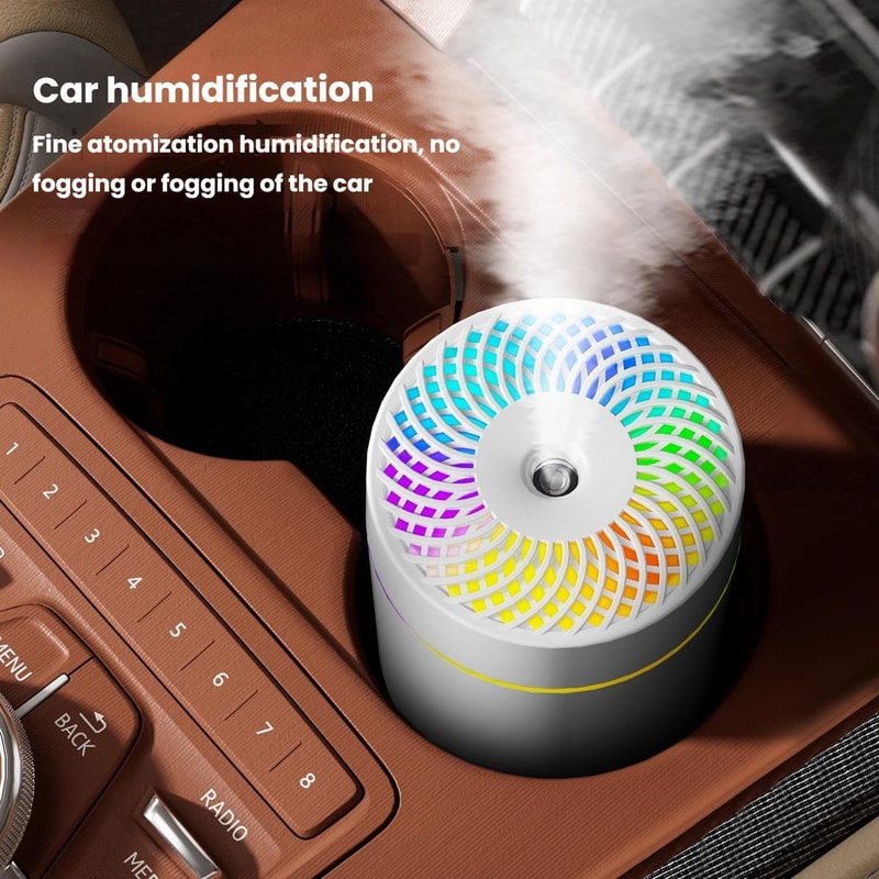 Car Ambient Light Humidifier USB Air Atomizer For Home Auto 2