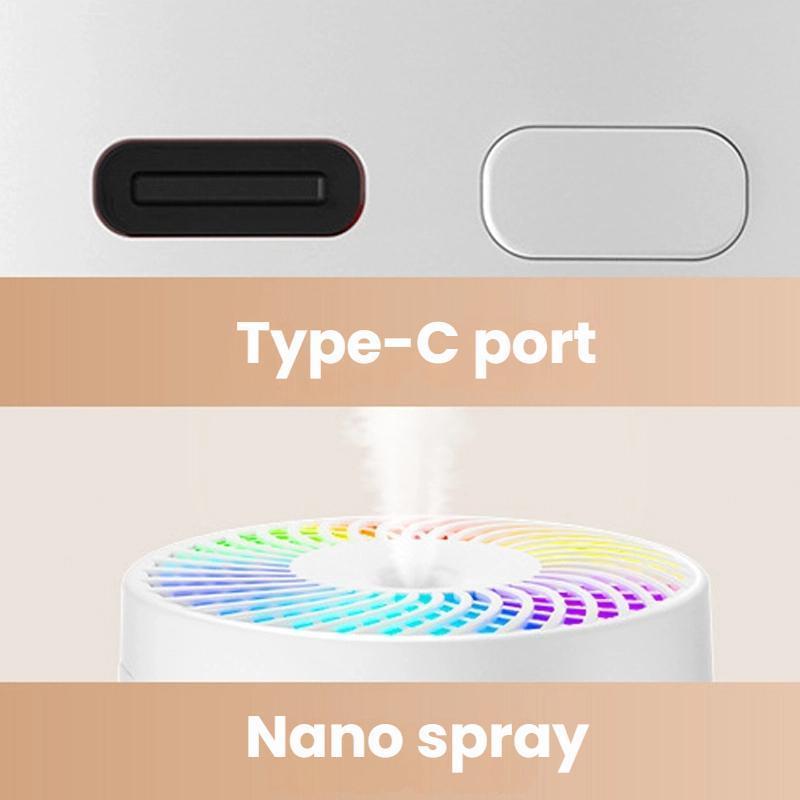 Car Ambient Light Humidifier USB Air Atomizer For Home Auto 6
