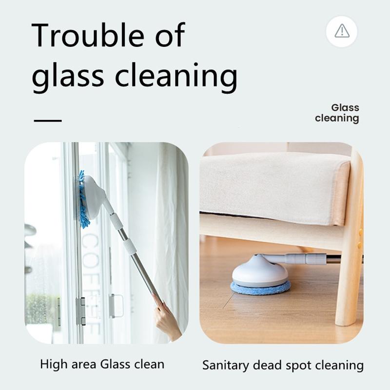 Smart Telescopic Wireless Electric Window Cleaner Cordless Glass Wipe