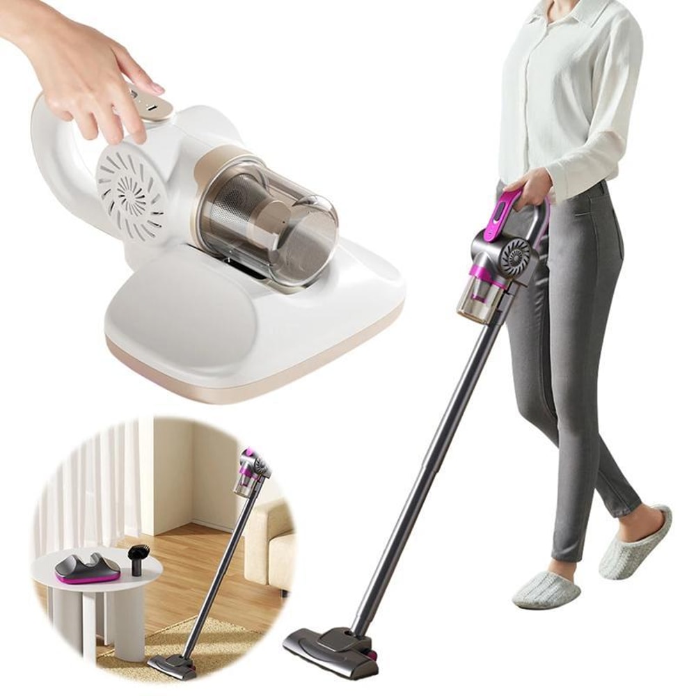 Smart Handheld Vacuum Cleaner with UV Sterilizer Cordless Dust Mite Remover