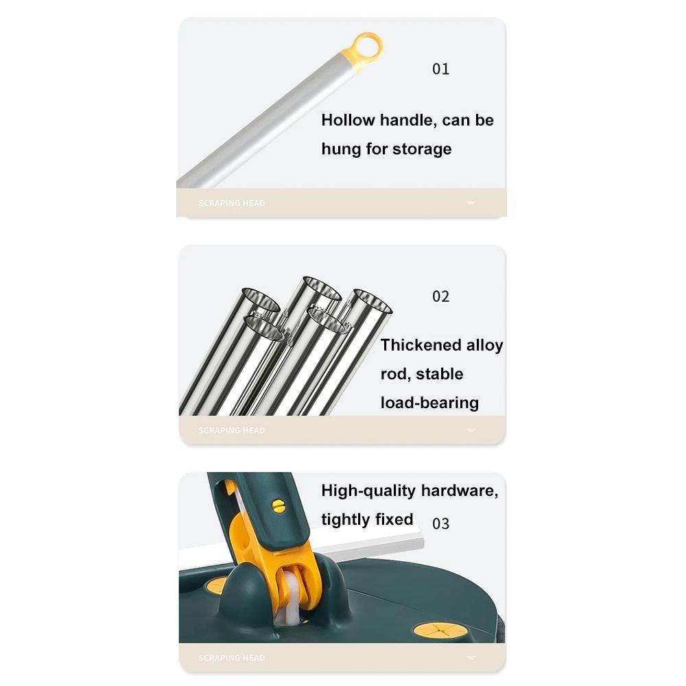Premium Self Twisting Triangle Mop With Telescopic Handle For Easy Cleaning 2