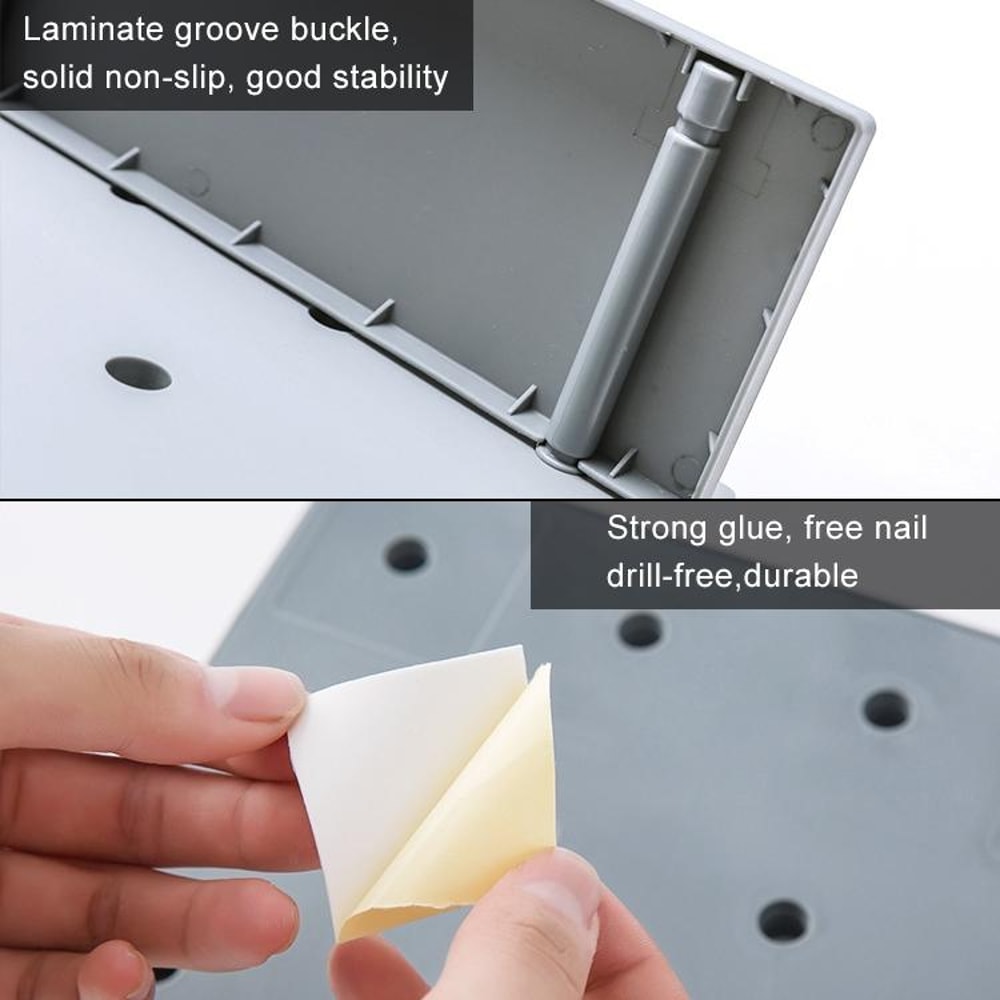 WallMounted Storage Shelf For Bathroom Kitchen 3