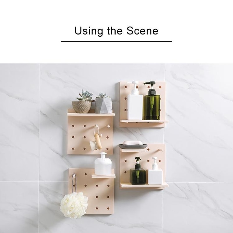 WallMounted Storage Shelf For Bathroom Kitchen 6