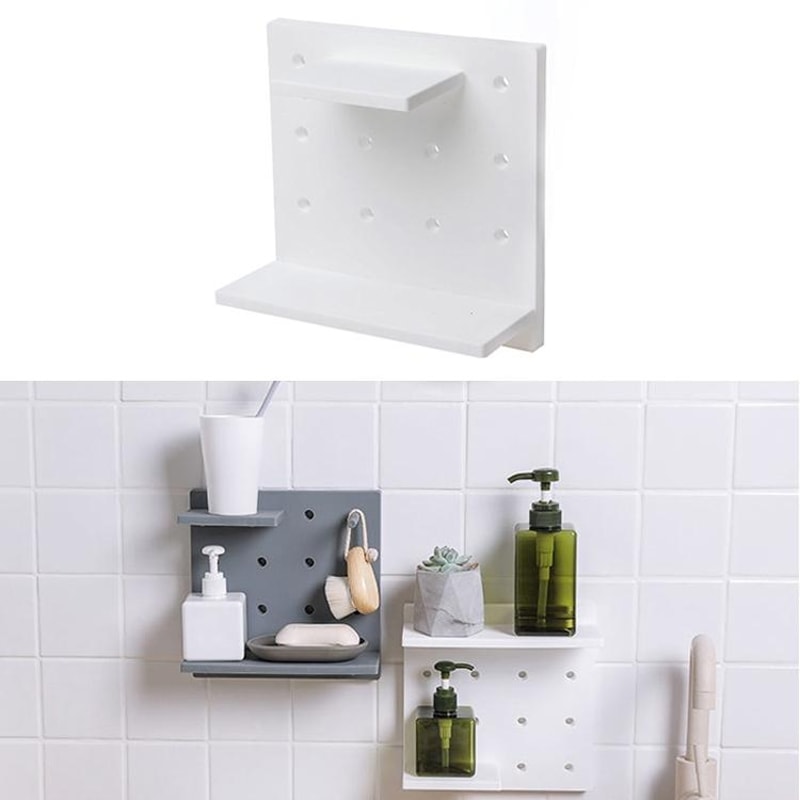 WallMounted Storage Shelf For Bathroom Kitchen 4