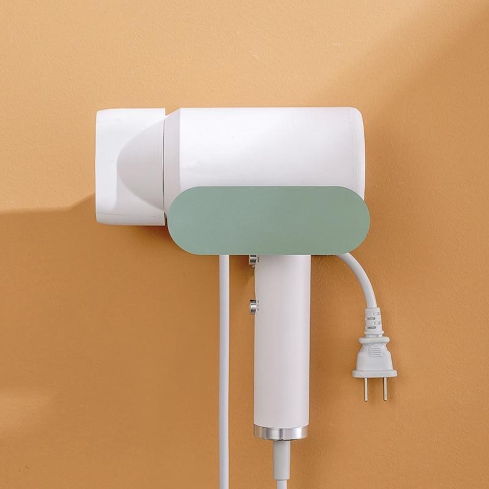 Premium Hair Dryer Wall Mount SpaceSaving Bathroom Organizer Hanger 4