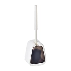 wall mounted no punch toilet brush holder easy no drilling bathroom cleaning brush