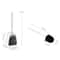 Wall Mounted No Punch Toilet Brush Holder Easy No Drilling Bathroom Cleaning Brush 1