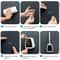 Wall Mounted No Punch Toilet Brush Holder Easy No Drilling Bathroom Cleaning Brush 9